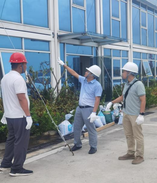 临危不乱 众志成城 ag8集团公路工程建设集团有限公司防台救灾侧记